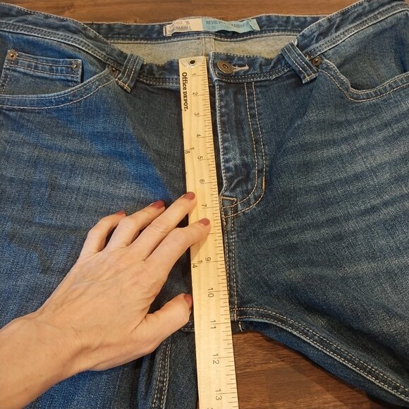 Rock & Roll Jeans Mens 38x32 Blue Revolver Slim Straight Western Fade Denim Pant - Picture 8 of 11